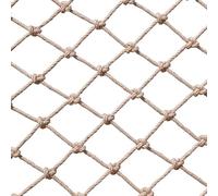 Rete a traliccio in iuta biodegradabile per supporto per piante, rete per arrampicata da giardino, sfondo decorativo da parete, lunghezza 5 m, griglia 8 cm