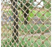 Rete anti-caduta di sicurezza personalizzabile per recinzione da giardino, barriera per la privacy, altalena per amaca, sport di arrampicata, decorazione retrò per interni ed esterni, balcone e tetto.