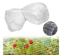 Rete Anti Uccelli, 3 x 10m Rete Anti Piccioni, Rete Antigrandine, Bianco Rete per Uccelli, Rete Giardino, Maglia 2,5 x 2,5 cm Adatto a Tutti Tipi di Giardini Recinzioni Frutteti