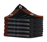 rete anti-ultravioletta, 97% Shade Cloth Sunshade Net HDPE UV Coated Black Multiple Sizes(5.0x12.0 m/16.4x39.4 ft)