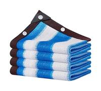 rete anti-ultravioletta, Sunshade Net UV Resistant Blue and White Stripes Multiple Sizes(4.0x4.0 m=13x13 ft)