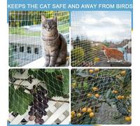 Rete anticaduta per gatti, facile da installare, per finestre, scale,