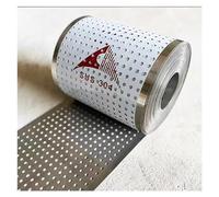 Rete antifurto per balcone, spessore 0,35 mm, lamiera perforata in acciaio inossidabile 304, pannello decorativo a rete con fori da 8 mm, schermo di sicurezza per uso esterno 36 x 300 cm