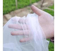 Rete antinsetti Resistente per Giardino e Alberi da frutto, 4x15 m, Trasparente, barriera Contro Gli Uccelli per Piante, ortaggi e Frutta, Spessa Protezione Contro Gli Insetti.