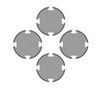 Rete antipolvere per PS5 Pro Console Edizione Ottica Edizione Digitale, Filtro antipolvere, Kit di copertura antipolvere, Copertura a rete (4*Schermo)