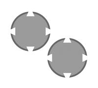 Rete antipolvere per PS5 Pro,copertura a rete antipolvere per PS5 Pro edizione ottica e digitale,copertura a rete di protezione della polvere interna della console (2*Scudo)