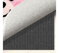 Rete Antiscivolo 65 x 95 cm Antiscivolo e Tagliabile Sottotappeto per Tappet Ammortizzazione Lavabile per Tappeti, Adatto per Parquet Scendiletto Tampone, Nero