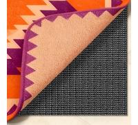 Rete Antiscivolo 70 x 125 cm Antiscivolo e Protezione Sotto Tappeto per Moquette Tagliabile per Cassetto Bagagliaio Auto Cucina, Nero