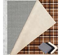 Rete Antiscivolo per Tappeti 55 x 250 cm Riutilizzabile, Inodore, Tagliabile, Lavabile e Personalizzabile Nelle Dimensioni, Tappetino Antiscivolo in PVC Perr Moquette, grigio marrone