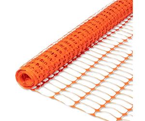 Rete arancione da cantiere per delimitazione in polietilene rotolo 120x500 cm Brixo Work In Progress