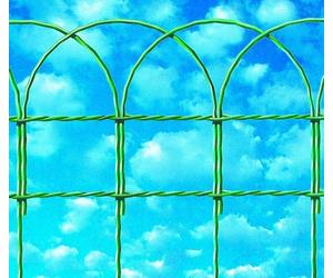 RETE ARCOPLAX ACCIAIO ZINCATO PLASTICATO H.90