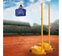 Rete autoportante per interni ed esterni, con base riempibile, telaio portatile per badminton, pallavolo e tennis