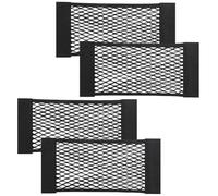 Rete Baule Auto, Rete Portabagagli Universale, Rete Portabagagli Resistente, Rete Portabagagli per Auto, Rete Portabagagli 4 Pezzi 25 x 50 cm, Nera
