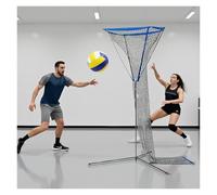 Rete Bersaglio Mobile, Attrezzatura di Allenamento Regolabile, Rete di Rimbalzo, Rete Multi-Sport Leggera for Adolescenti, Famiglie, Adolescenti, Adulti, Principianti, Donne(Blue)