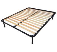 Rete branda ortopedica matrimoniale in acciaio a 13 doghe