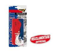 Sport1 Rete canestro. Rete di ricambio per canestro regolamentare 46 cm. Rete basket a 12 ganci. Rete canestro basket esterno/interno. Baskeball net. Rete da basket resistente e tricolore.