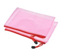 Rete Cerniera Borse,B4 Formato File Tasche Bolletta Borsetta Cartella,Rosa 6pz