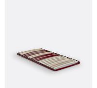 Rete con doghe morfologiche 5 zone, Bultex Rosso 2 x 80 x 200 cm