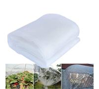 Rete contro gli insetti Protezione per ortaggi Tunnel di coltivazione giardino Rete fine Protezione piante Frutta Fiori Colture Anti-zanzara Rete anti-uccello(0.8mm,2.4m x 8m)