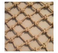 Rete Corda Rete da Arrampicata Rete in Corda di Canapa Rete Scale Letto A Castello Rete Protettiva Recinzione Panoramica Rete Protettiva(10mm-12cm,2x5m(6.56X16.4ft))