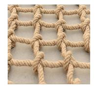 Rete Corda Rete da Arrampicata Rete in Corda di Canapa Rete Scale Letto A Castello Rete Protettiva Recinzione Panoramica Rete Protettiva(10mm*12cm,1x4m(3.28X13.12ft))