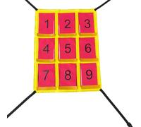 Rete da allenamento da baseball, per allenamento con zone strike zone, numerata per la sicurezza degli incontri, per baseball, per garage, giardino, campeggio, cortile