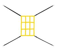 Rete da allenamento da baseball, rete da rimbalzo per colpire, lanciare e fare pratica sul campo, per baseball e softball, design portatile per esercizi in cortile, parco e squadra, per bambini e