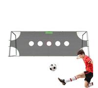 Rete da allenamento da calcio - Foglio in maglia di fibra multizona, allenatore di lancio di precisione QB, di stabilità robusto, sviluppo delle competenze resistente alle intemperie