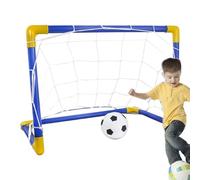 Rete da allenamento da calcio, per allenamento al chiuso e all'aperto, portatile, pieghevole, per bambini, per sport all'aria aperta, attrezzatura didattica regolabile