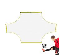 Rete da allenamento da calcio, rete da calcio senza nodi, rete da calcio da cortile per esterni, facile da montare, reti da allenamento per bersagli da calcio, resistenti e tiri per partite
