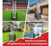 Rete da allenamento per palleggio da pallavolo robusta con borsa per la