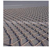 Rete da arrampicata all'aperto per bambini, 1 x 6 m 6 mm di spessore, rete sicura a C per parco giochi, attività di avventura e divertimento, rete in corda resistente per la sicurezza dei giochi dei