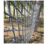Rete da arrampicata all'aperto per parco giochi per bambini resistente 2 x 4 m (6,6 x 13 piedi) corda da giardino scaletta accessori per casa sull'albero Attrezzatura da arrampicata