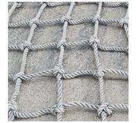 Rete da arrampicata in nylon resistente per bambini e adulti, rete anti-usura per parchi giochi e arrampicata sugli alberi, spessore 10 mm, 1 x 10 m, per uso esterno/interno