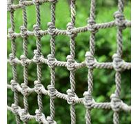Rete da arrampicata per bambini - 3 m x 4 m, scala in corda per la sicurezza interna/esterna, corsa ad ostacoli, gioco in cortile, set altalena, attrezzatura da allenamento.