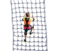 Rete da arrampicata per bambini e adulti, 3 m x 3 m, scala in corda da carico, rete di sicurezza per parchi giochi, per strutture da arrampicata, case sugli alberi e protezione per ringhiere delle