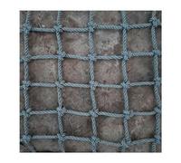 Rete da arrampicata per bambini e adulti, corda da 8 mm, maglia da 6 cm, 2 x 4 m, resistente rete da allenamento per esterni e interni, stile scala, perfetta per attività fisica
