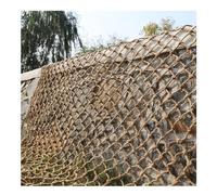 Rete da arrampicata per bambini, in corda di canapa, resistente, rete di sicurezza per casa sull'albero, ringhiera per balcone, parco giochi all'aperto, 2 m x 5 m, rete di protezione per bambini