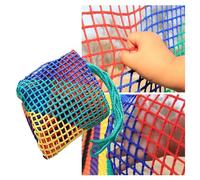 Rete da Arrampicata per Bambini per Parco Giochi - Rete di Sicurezza da 3 x 6 Metri, Corda Resistente da 4 cm/4 mm, Ideale per parchi Giochi, Avventure all'Aria Aperta e Come Rete Decorativa