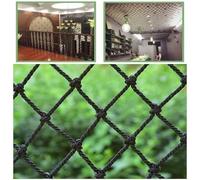 Rete da arrampicata per bambini, rete di sicurezza in canapa, rete da gioco all'aperto, protezione per balcone e scale, 2 x 2 m, perfetta per parchi giochi e avventure per bambini