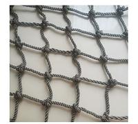 Rete da arrampicata per bambini - Rete di sicurezza in nylon da 6 mm per protezione anti-caduta, corda da arrampicata da 1 x 5 m, ponte sospeso durevole e rete di sicurezza per scale