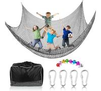 Rete da arrampicata per bambini, rete per parco giochi, robusta rete di sicurezza per parco giochi, rete da arrampicata sul cortile per bambini, rete per parco giochi, accessori per cortile, fortezza