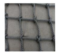 Rete da arrampicata per carichi pesanti per parchi giochi all'aperto, case sugli alberi e camion, rete di sicurezza in nylon per bambini (12 mm-14 cm, 1 x 4 m)