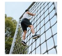 Rete da arrampicata per esterni, scala in corda per allenamento ad ostacoli e accessori per parchi giochi