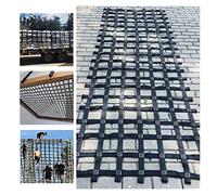 Rete da arrampicata personalizzata per bambini, 1 x 11 m, rete in corda per casa sull'albero, parco giochi, patio, ponte, corsa ad ostacoli, arrampicata su roccia, sostituzione e sicura