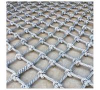 Rete da arrampicata resistente per bambini, corda resistente per parchi giochi e supporto per piante, attrezzatura versatile per attività all'aperto