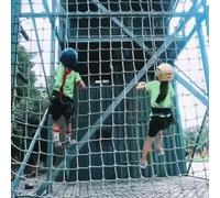 Rete da Arrampicata Resistente per Bambini e Adulti, 1 m x 3 m, Ideale per parchi Giochi all'aperto, percorsi a Ostacoli, Divertimento in Giardino, Allenamento in Palestra, attività Sportive