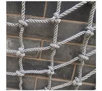 Rete da arrampicata resistente per bambini e adulti, rete da carico 3 x 3 m per altalena, rete da arrampicata di grado militare, spessore 6 mm, perfetta per giocare e allenarsi