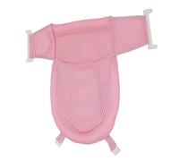 Rete da bagno per bambini Comodo tappetino in rete per vasca da bagno per bambini regolabile per doccia Rosa