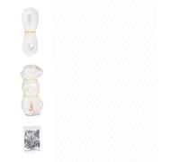 Rete da balcone per animali domestici 26x10 ft Rete anticaduta trasparente per gatti da balcone in nylon antiuccelli tagliabile per scale e finestre